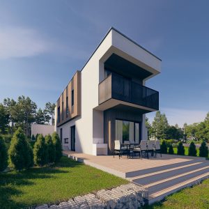 Визуализация на проект на къща в Панчарево София